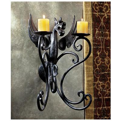 Toscano Wall Art, Gothic Theme,Gothic,goth,dragon,knight, Metal Art,metal,ironSconces,SconceTapestries,Tapestry, Complete Vanity Sets, Medieval & Gothic Decor > Medieval Home Decor, 846092009732, SP803
