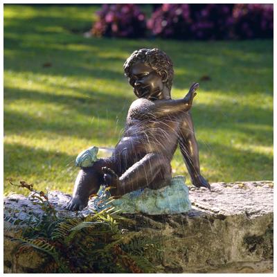 Garden Fountains Toscano Statues of Children SU2063 846092040216 Garden DÃ©cor > Bronze Statues Garden Complete Vanity Sets 