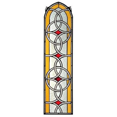 Toscano Wall Art, Architecture,tower,bridge,archGothic Theme,Gothic,goth,dragon,knight, Stained Glass,Window,art glass, Complete Vanity Sets, Home Décor > Unique Wall Decor > Stained Glass, 846092093625, TF26312