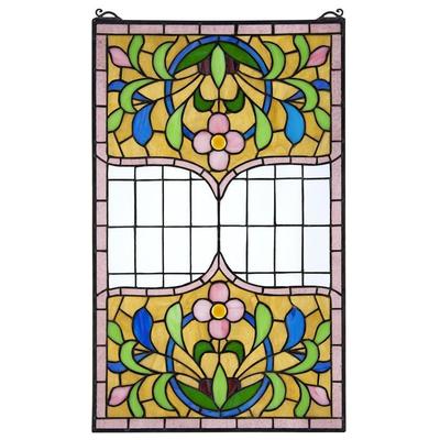 Wall Art Toscano TF28025 840798118446 Home Décor > Unique Wall Decor Antique Stained Glass Window art glass 