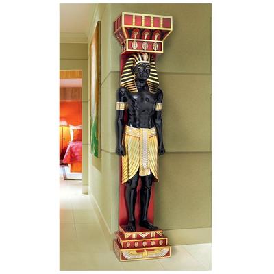 Toscano Decorative Figurines and Statues, gold, Silver, Complete Vanity Sets, Egyptian > Egyptian Wall Decor, 846092041497, YB5063,40+inches