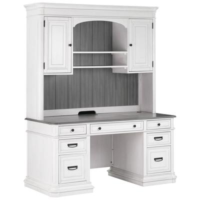 Desks Tov Furniture Roanoke Veneer Wood Grey White Home Office REN-H362-30-35-40 793580620279 MDF Wood HARDWOOD Hardwoods Ru 