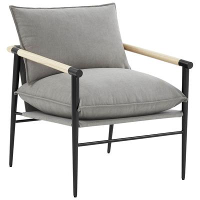 Chairs Tov Furniture Cali Polyester Slate Upholstery REN-L00189 793580619648 Accent Chairs Accent Chairs Accent 