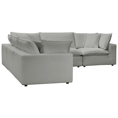 Tov Furniture Sofas and Loveseat, Loveseat,Love seatSectional,Sofa, Polyester, Contemporary,Contemporary/ModernModern,Nuevo,Whiteline,Contemporary/Modern,tov,bellini,rossetto, Slate, Polyester, Upholstery, Sectionals, 793580620965, REN-L0090-SEC1