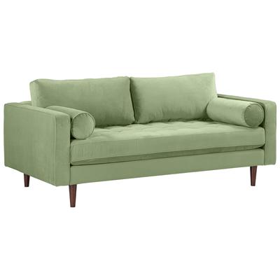 Sofas and Loveseat Tov Furniture Cave Foam Polyester Wood Green Living Room Furniture REN-L01122 793580618580 Sofas Loveseat Love seatSofa Polyester Velvet Contemporary Contemporary/Mode Tufted tufting 