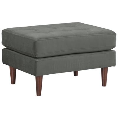 Ottomans and Benches Tov Furniture Cave Foam Polyester Wood Grey Living Room Furniture REN-L01140 793580618672 Benches & Ottomans Gray Grey 