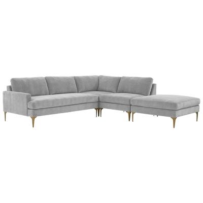 Tov Furniture Sofas and Loveseat, Chaise,LoungeLoveseat,Love seatSectional,Sofa, Polyester,Velvet, Contemporary,Contemporary/ModernModern,Nuevo,Whiteline,Contemporary/Modern,tov,bellini,rossetto, Grey, Pine Wood,Polyester, Upholstery, Sectionals, 793