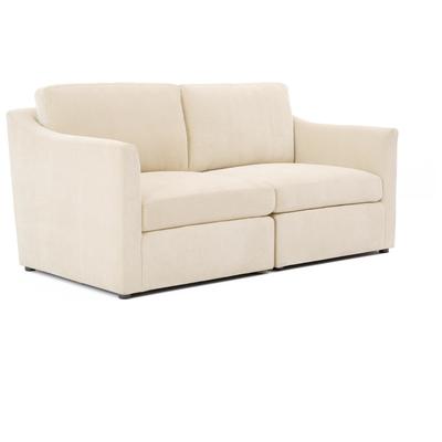 Sofas and Loveseat Tov Furniture Aiden Plywood Polyester Beige Upholstery REN-L06112 793580624512 Loveseats Loveseat Love seatSofa Polyester Contemporary Contemporary/Mode 