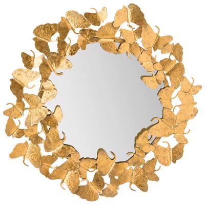 Mirrors Tov Furniture Lyrical-Mirror Glass Iron MDF Gold Decor TOV-C18212-27 793611828278 Mirrors 