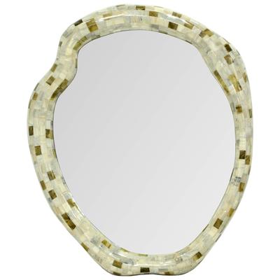 Mirrors Tov Furniture Josephine-Mirror Glass Resin Multi Decor TOV-C18477 793580624819 Mirrors Irregular 