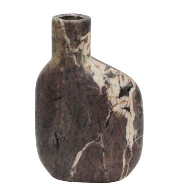 Vases-Urns-Trays-Finials Tov Furniture Pika-Vase Marble Grey Marble Decor TOV-C18511 793580625151 Vases Gray Grey Urns Vases Marble 0-20 