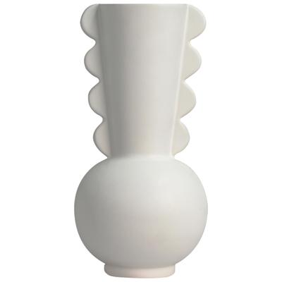 Vases-Urns-Trays-Finials Tov Furniture Amos-Vase Ceramic White Decor TOV-C68609 793580625281 White snow Urns Vases Ceramic 0-20 