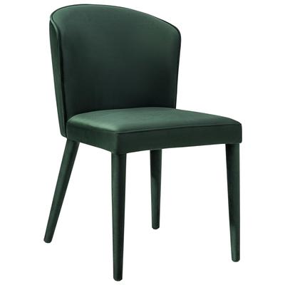 Chairs Tov Furniture Metropolitan-Chair Velvet Forest Green Dining Room Furniture TOV-D54 806810354834 Dining Chairs Blue navy teal turquiose indig 