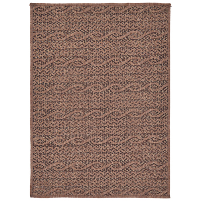 Unique Loom Rugs, Brown,sable, synthetics,Olefin,polyester,polypropylene,Polyolefin,acrylic, Area Rugs,Area rugOutdoor, Octagons,Rectangular, 3x2, Brown, Machine Made; 3x2, Striped; Geometric, Polypropylene, Area Rugs, 3126534