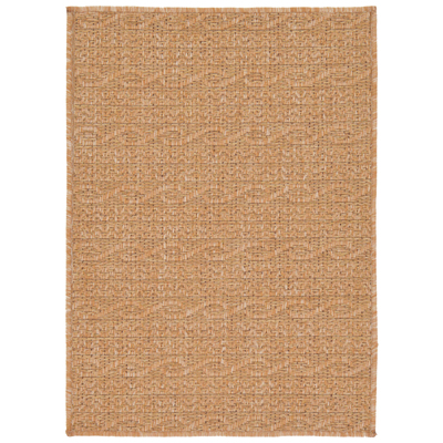 Unique Loom Rugs, Brown,sable, synthetics,Olefin,polyester,polypropylene,Polyolefin,acrylic, Area Rugs,Area rugOutdoor, Octagons,Rectangular, 3x2, Light Brown, Machine Made; 3x2, Striped; Geometric, Polypropylene, Area Rugs, 3127215