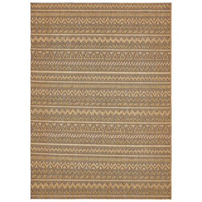 Rugs Unique Loom Outdoor Southwestern Polypropylene Light Brown 3135626 Area Rugs Brown sable synthetics Olefin polyester po Area Rugs Area rugOutdoor Octagons Rectangular 11x8 