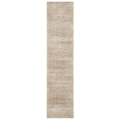 Unique Loom Rugs, Beige,Cream,beige,ivory,sand,nude, Chenille,synthetics,Olefin,polyester,polypropylene,Polyolefin,acrylic, 13x3, Beige, Machine Made; 13x3, Overdyed; Medallion; Carved, 85% Heatset Polypropylene and 15% Chenille Yarn, Area Rugs, 3136