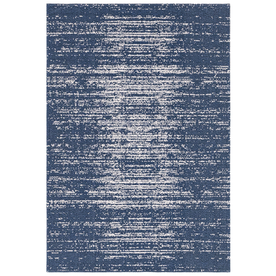 Unique Loom Rugs, Blue,navy,teal,turquiose,indigo,aqua,SeafoamCream,beige,ivory,sand,nudeGreen,emerald,teal, Cotton,denim, Rectangular, 7x5, Navy Blue/Ivory, Machine Made; 7x5, Abstract; Overdyed, 100% Recycled Cotton, Area Rugs, 3148126