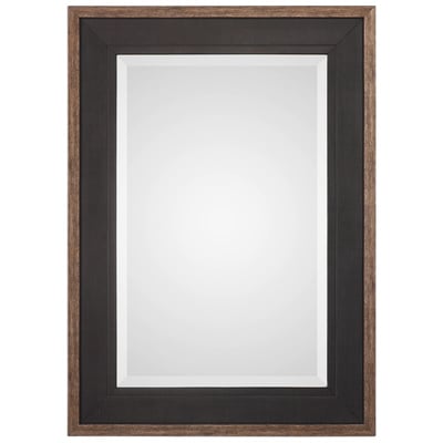 Mirrors Uttermost Staveley Pine Wood Mirror MDF This Solid Pine Frame Has A Me Mirrors 09377 792977093771 Rustic Black Mirror Blackebony Horizontal and Vertical Horizo 