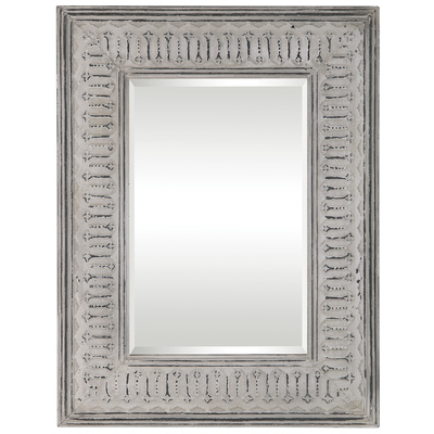 Mirrors Uttermost Argenton Rectangle Metal MDF Glass Hand Forged Iron Featuring An Mirrors 09455 792977094556 Aged Gray Rectangle Mirror CreambeigeivorysandnudeGrayGre Rectangle Horizontal and Vertical Horizo 