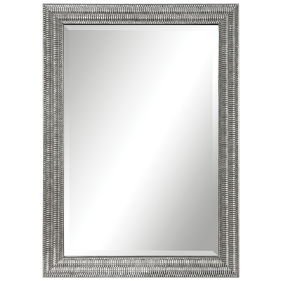 Mirrors Uttermost Alwin MIRROR MDF PAPER This Mirror Is Finished In Sil Mirrors 09581 792977095812 Silver Mirror Silver Horizontal and Vertical Horizo 