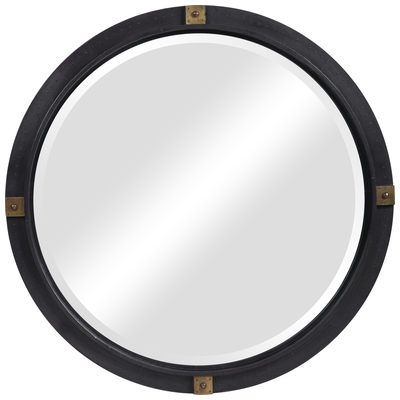 Mirrors Uttermost Tull MDF Copper Sheet MIRROR Heavily Influenced By Industri Mirrors 09635 792977096352 Industrial Round Mirror Round 