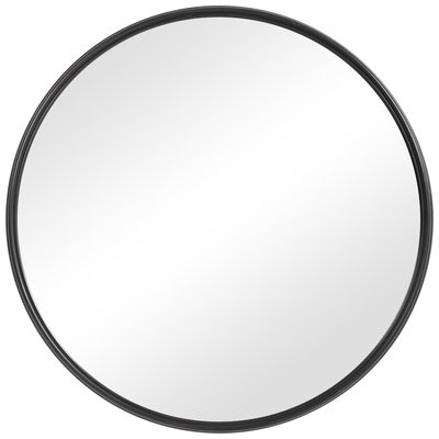 Mirrors Uttermost Belham MDF IRON MIRROR This Sophisticated Round Mirro Mirrors 09692 792977096925 Round Iron Mirror Round 
