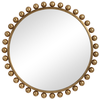 Mirrors Uttermost Cyra MDF IRON MIRROR This Eye Catching Round Mirror Mirrors 09695 792977096956 Gold Round Mirror Round 