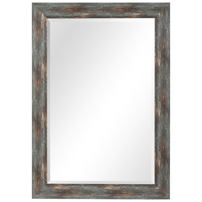 Mirrors Uttermost Owenby PS MIRROR MDF PAPER This Mirror Showcases A Heavil Mirrors 09724 792977097243 Rustic Silver & Bronze Mirror Horizontal and Vertical Horizo 