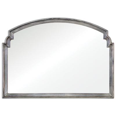 Mirrors Uttermost Via Della MDF Lightly Antiqued Silver Leaf. Mirrors 12880 792977128800 Silver Mirrors Silver Complete Vanity Sets 