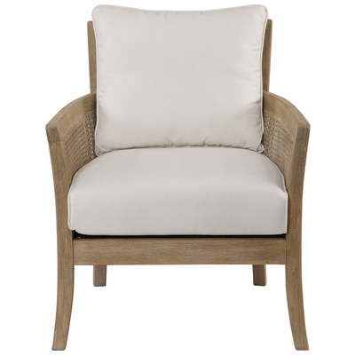 Chairs Uttermost Encore RUBBER WOOD RATTAN PLYWOOD FAB High Supportive Back And Curvy Accent Furniture 23461 792977234617 Accent Chairs & Armchairs White snow Accent Chairs Accent 