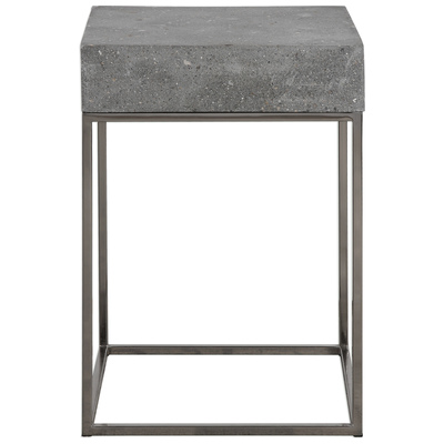 Accent Tables Uttermost Jude Concrete Steel This Modern Industrial Accent Accent Furniture 24735 792977247358 Accent & End Tables Accent Tables accent Complete Vanity Sets 