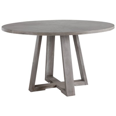 Dining Room Tables Uttermost Gidran ELM OAK OAK VENEER PLYWOOD IRO With Clean Casual Styling Thi Accent Furniture 24952 792977249529 Dining Table BrownsableGrayGrey Trestle Brown GREY GrayMetal Aluminum 