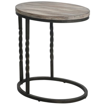 Accent Tables Uttermost Tauret METAL ACACIA With A Casual Farmhouse Appeal Accent Furniture 25320 792977253205 Accent & End Tables BrownsableCreambeigeivorysandn Metal Tables metal aluminum ir 