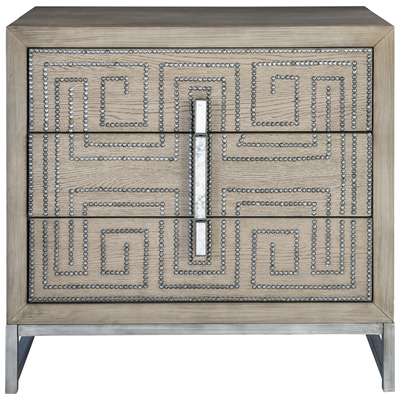 Chests and Cabinets Uttermost Devya IRON ALDER SOLID WOOD MDF OAK Layered In Oak Veneer In A Sof Accent Furniture 25369 792977253694 Chests & Cabinets GrayGrey Metal Brass Wood MDF Oak Plywo Aged AegeanGray Grey SilverMet 