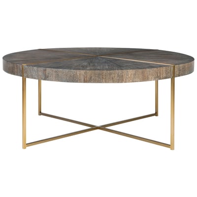 Uttermost Coffee Tables, GrayGrey, Round, Brass,Metal,Iron,Steel,Aluminum,Alu+ PE wicker+ glassWood,Plywood,Hardwoods,MDF,MINDI VENEERS WITH POPLAT SOLLIDS OVER MDFCORES, ACACIA VENEER,MDF,STAINLESS STEEL, Accent Furniture, Cocktail & Coffee Tables, ,Standard (14 - 22 in.)