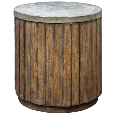 Uttermost Accent Tables, Metal Tables,metal,aluminum,ironAccent Tables,accentHall Tables,hall,center,centre,entry,drum, Complete Vanity Sets, JAVAWOOD WITH MDF CARB PHASE 2 AND ALUMINIUM METAL, Accent Furniture, Accent & End Table