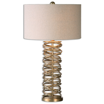 Uttermost Table Lamps, Silver, TABLE, Blown Glass, Crystal,Cement, Linen, Metal,Cork, Glass,Crystal,Fabric,Faux Alabaster Composite, Metal,Glass,Hand-formed Glass, Metal,Handmade Ceramic, CrystalIron,Aluminum,Ca