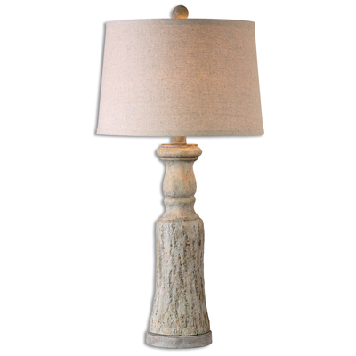 Table Lamps Uttermost Cloverly Ceramic Poly Metal Fabric Textured Ceramic Base Finished Lamps 26678-2 792977955659 Table Lamp Cream beige ivory sand nudeGra TABLE Blown Glass Crystal Cement L 