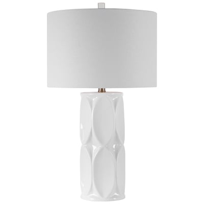 Uttermost Table Lamps, White,snow, TABLE, Blown Glass, Crystal,Cement, Linen, Metal,Ceramic,Cork, Glass,Crystal,Fabric,Faux Alabaster Composite, Metal,Glass,Hand-formed Glass, Metal,Handmade Ceramic, CrystalIron,Aluminum,Cast Iron,Casting Iron,Metal,