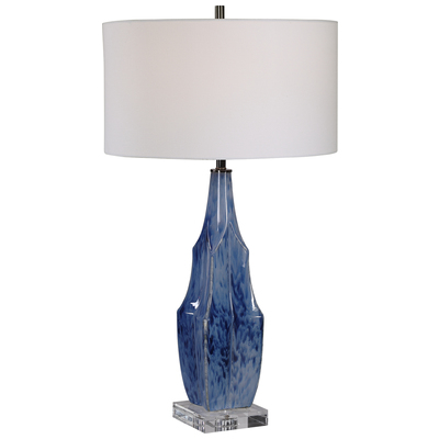 Uttermost Table Lamps, Blue,navy,teal,turquiose,indigo,aqua,SeafoamGreen,emerald,tealWhite,snow, TABLE, Blown Glass, Crystal,Cement, Linen, Metal,Ceramic,Cork, Glass,Crystal,Fabric,Faux Alabaster Composite, Metal,Glass,Hand-formed Glass, Metal,Handma