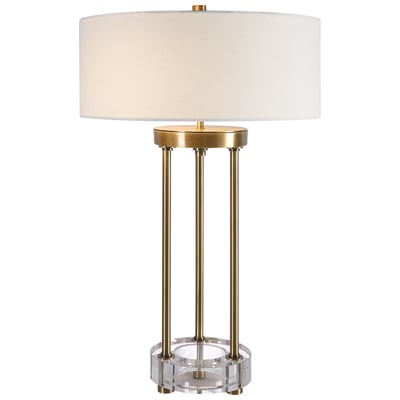 Uttermost Table Lamps, White,snow, TABLE,Traditional, Blown Glass, Crystal,Brass,Cement, Linen, Metal,Cork, Glass,Crystal,Fabric,Faux Alabaster Composite, Metal,Glass,Hand-formed Glass, Metal,Handmade Ceramic, CrystalIron,Aluminum,Cast Iron,Casting I