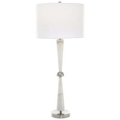 Uttermost Table Lamps, Gray,GreyWhite,snow, TABLE, Blown Glass, Crystal,Cement, Linen, Metal,Cork, Glass,Crystal,Fabric,Faux Alabaster Composite, Metal,Glass,Hand-formed Glass, Metal,Handmade Ceramic, CrystalIro