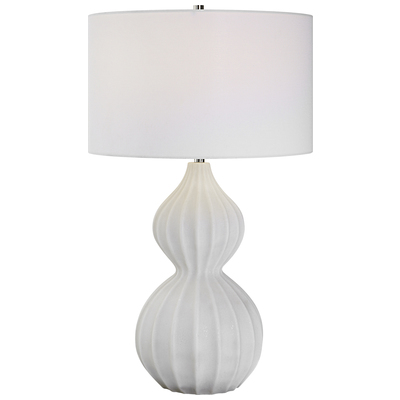 Uttermost Table Lamps, White,snow, TABLE, Blown Glass, Crystal,Cement, Linen, Metal,Cork, Glass,Crystal,Fabric,Faux Alabaster Composite, Metal,Glass,Hand-formed Glass, Metal,Handmade Ceramic, CrystalIron,Aluminum,Cast Iron,Casting Iron,Metal,Painted 