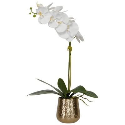 Botanicals Uttermost Cami Orchid POLYESTER METAL FOAM MOSS BAM A Gracefully Arching Stem Of W Accessories 60189 792977601891 Artificial Flowers / Centerpie Orchid Boxwood Ceramic Polyfoam Box Bamboo Boxwood Cypress Moss 