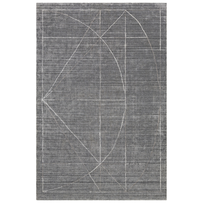 Rugs Uttermost Costilla Viscose Gray Charcoal White Rugs 70034-9 792977758113 9 X 13 Rug Gray GreyWhite snow 