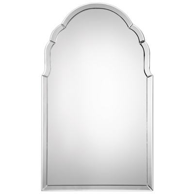 Mirrors Uttermost Brayden MIRROR MDF The Outer Frame Is Constructed Mirrors 09149 792977091494 Frameless Arched Mirror Blackebony Arch Complete Vanity Sets 