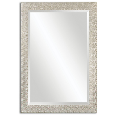 Mirrors Uttermost Porcius PINEWOOD Textured Profile Finished In A Mirrors 14495 792977144954 Antiqued Silver Mirrors Silver Horizontal and Vertical Horizo Complete Vanity Sets 
