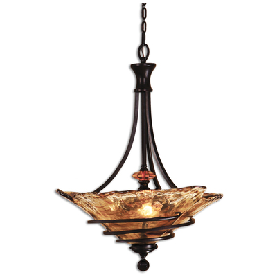 Pendant Lighting Uttermost Vitalia Metal & Glass & Resin Oil Rubbed Bronze Metal With A Lighting Fixtures 21904 792977219041 Pendants 1 Light 2 Light 3 Light 4 Ligh Concrete Metal Crystal Metal Metal OIL RUBBED BRONZE Oil Ru Complete Vanity Sets 