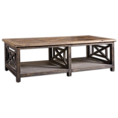 Uttermost Accent Tables, black, ebony, GrayGrey, Wooden Tables,wood,mahogany,teak,pine,walnutAccent Tables,accentCocktail Tables,Cocktail, Complete Vanity Sets, Matthew Williams, Reclaimed Fir, Accent Furniture, Cocktail & Coffe